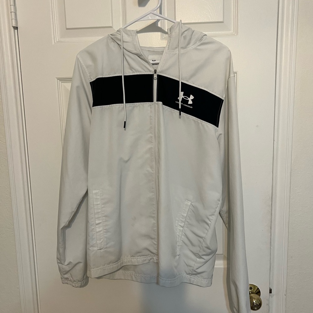 Under Armour White Mesh Top